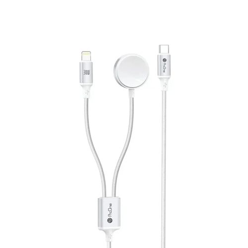 کابل شارژ Type-C به لایتنینگ مغناطیسی ساعت هوشمند پرووان مدل ProONE PWL835 27W