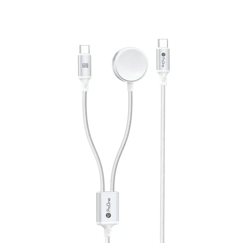 کابل شارژ Type-C به Type-C مغناطیسی ساعت هوشمند پرووان مدل ProOne 60W