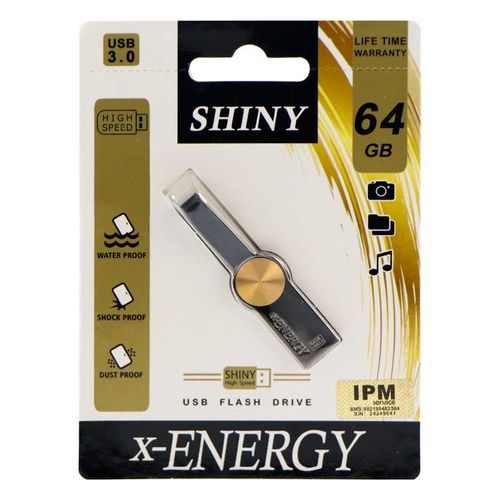 فلش مموری ایکس-انرژی مدل X-Energy Shiny ظرفیت 64 گیگابایت USB3.0