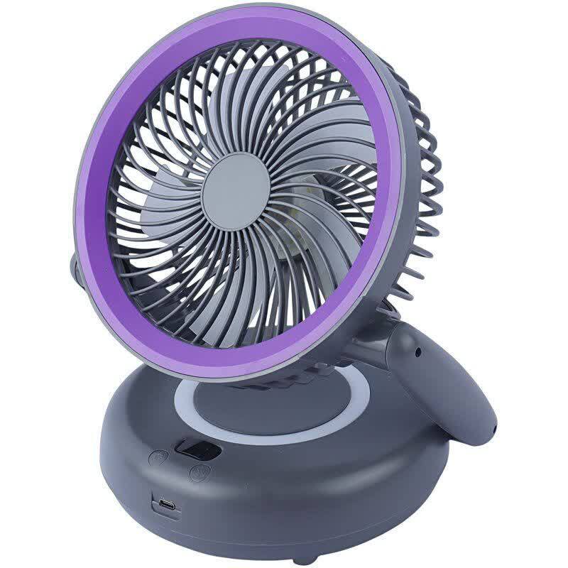 پنکه رومیزی شارژی Multifunction Light Folding Fan FS-26